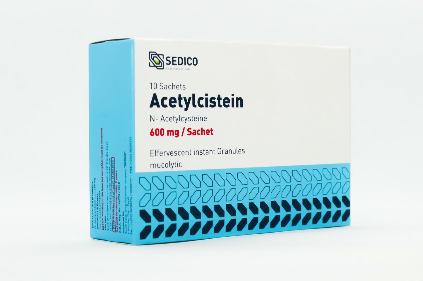 ACETYLCISTEIN 600 MG 10 SACHETS